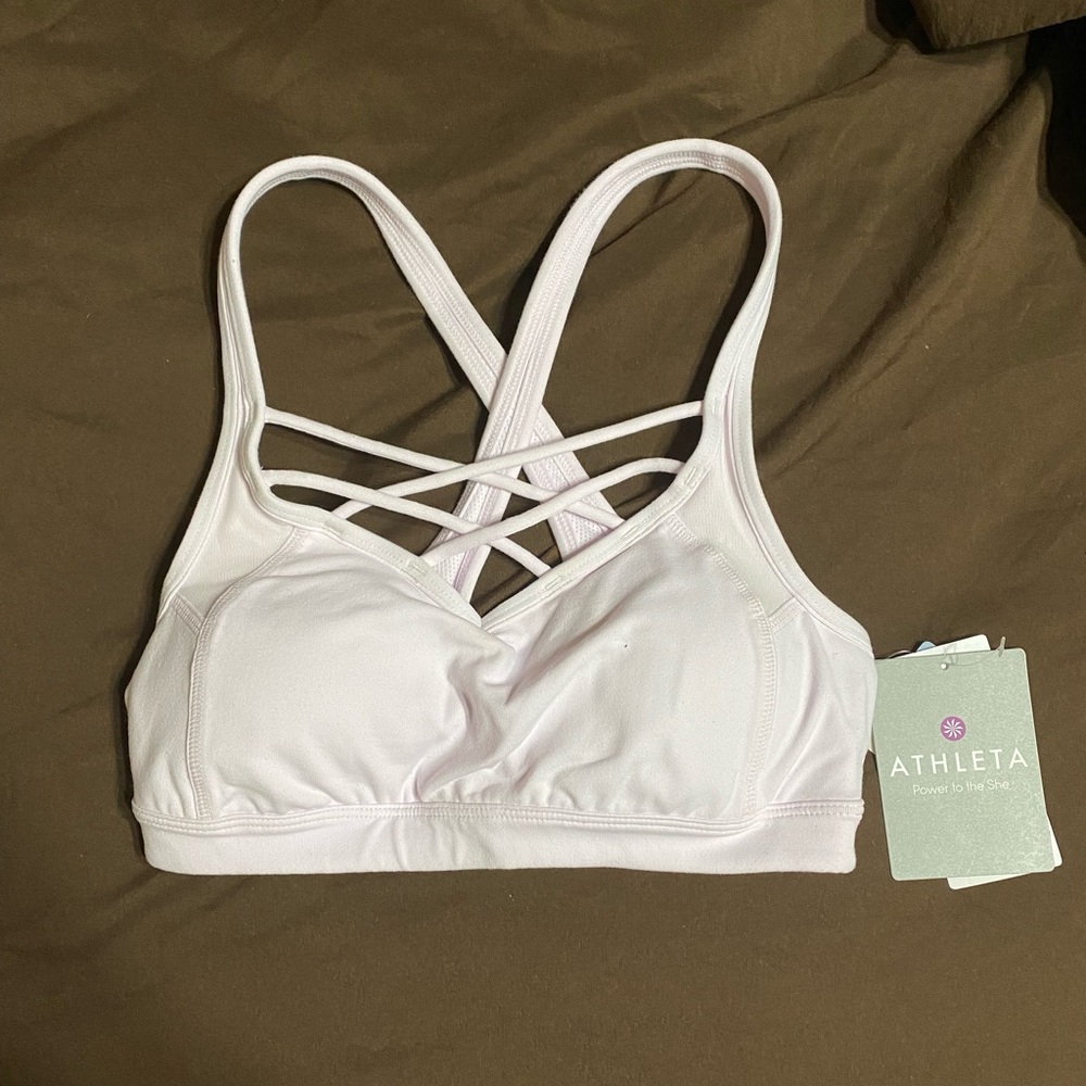 Athleta sport bra (lilac) Size XS NWT